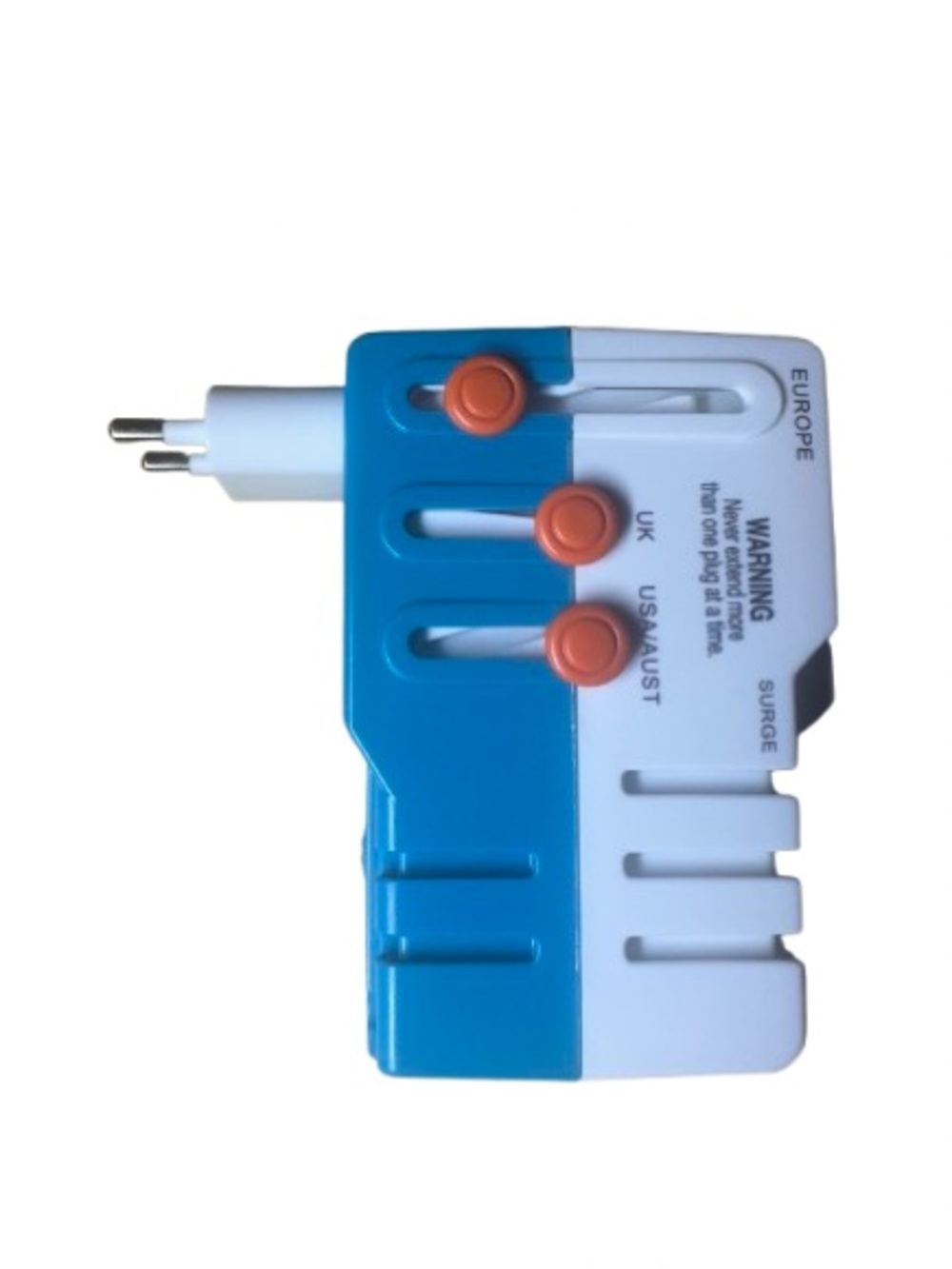 Universal Travel Adapter – USA/EU/UK Plug Converter with Multi‑Port Charger